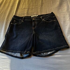 Torrid Dark Wash Denim Shorts